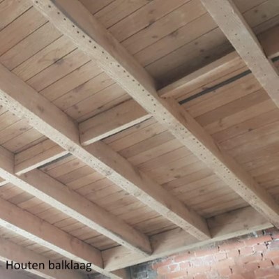 Houten balklaag Houten balklaag