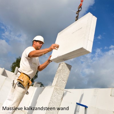 Kalkzandsteenwand